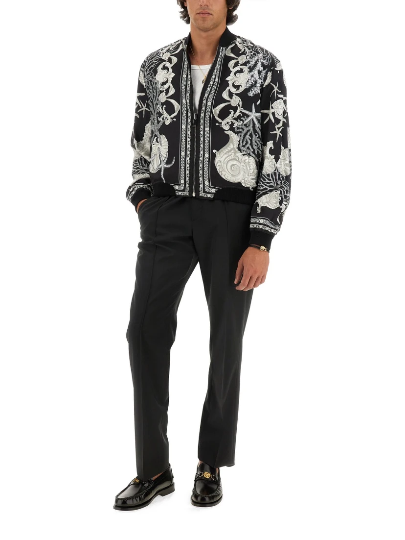REVERSIBLE BAROQUE SEA JACKET