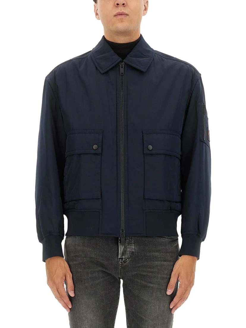BOMBER JACKET WITH REMOVABLE LINING