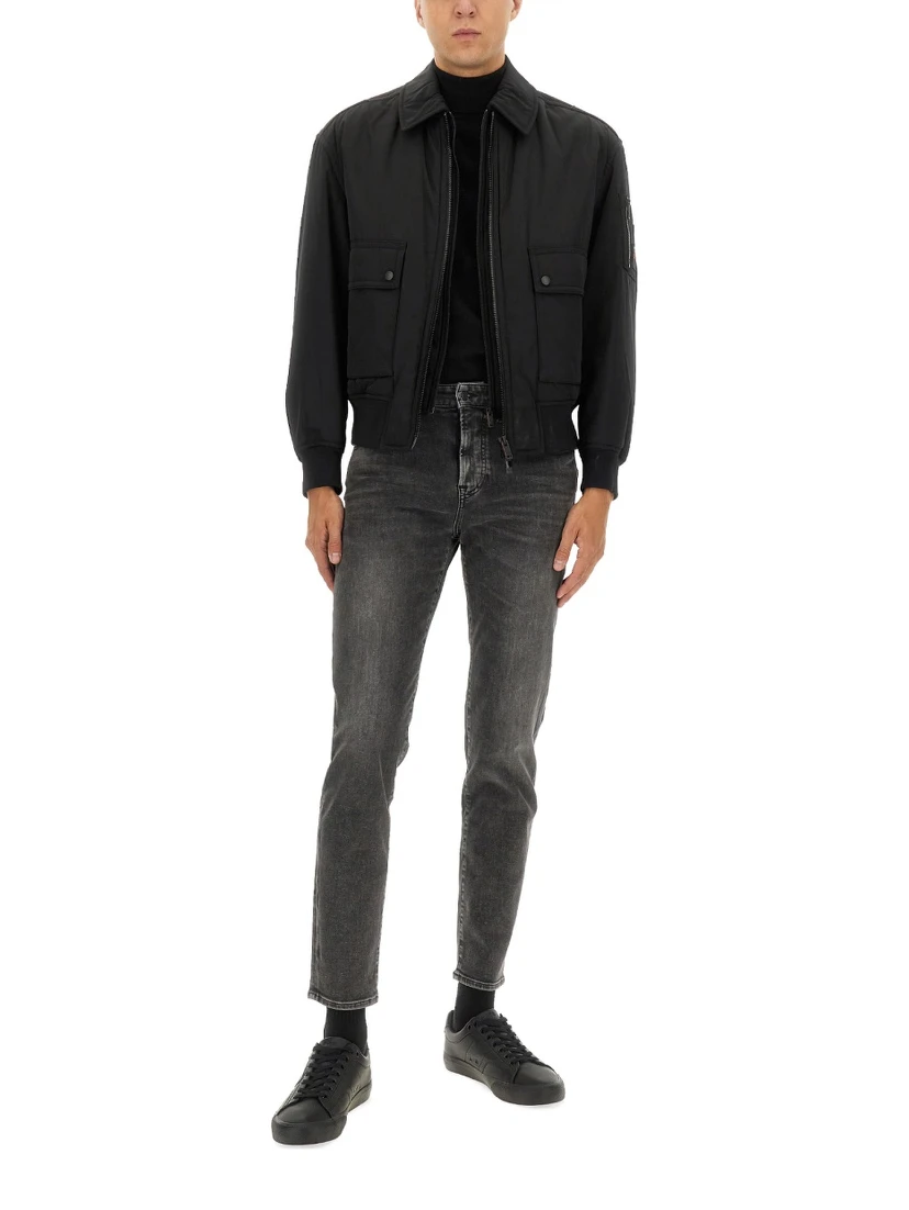 BOMBER JACKET WITH REMOVABLE LINING