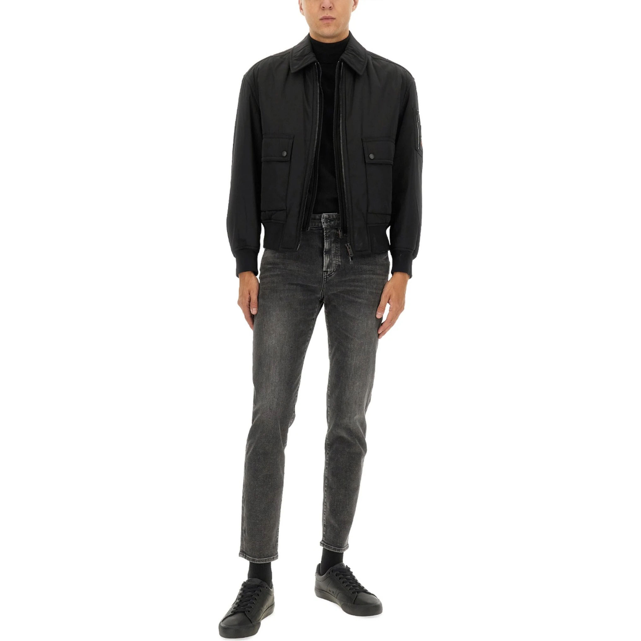 BOMBER JACKET WITH REMOVABLE LINING