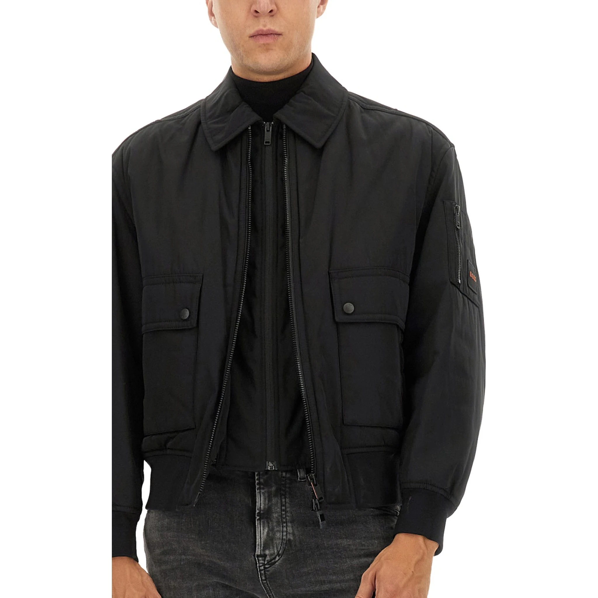 BOMBER JACKET WITH REMOVABLE LINING