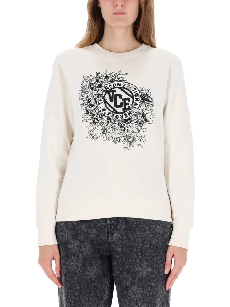 SWEATSHIRT WITH EMBROIDERY