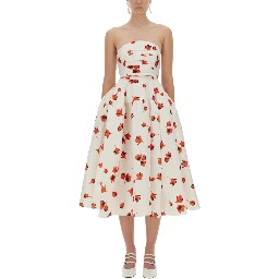 MIDI DRESS WITH FLORAL PRINT