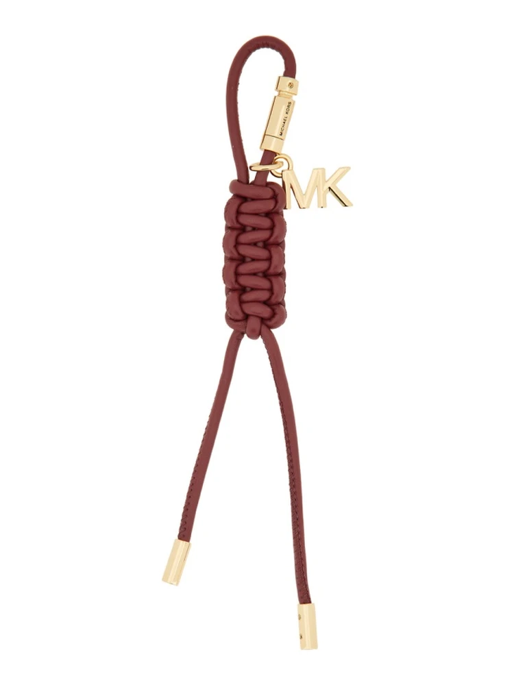 BAG CHARM WITH LOGO