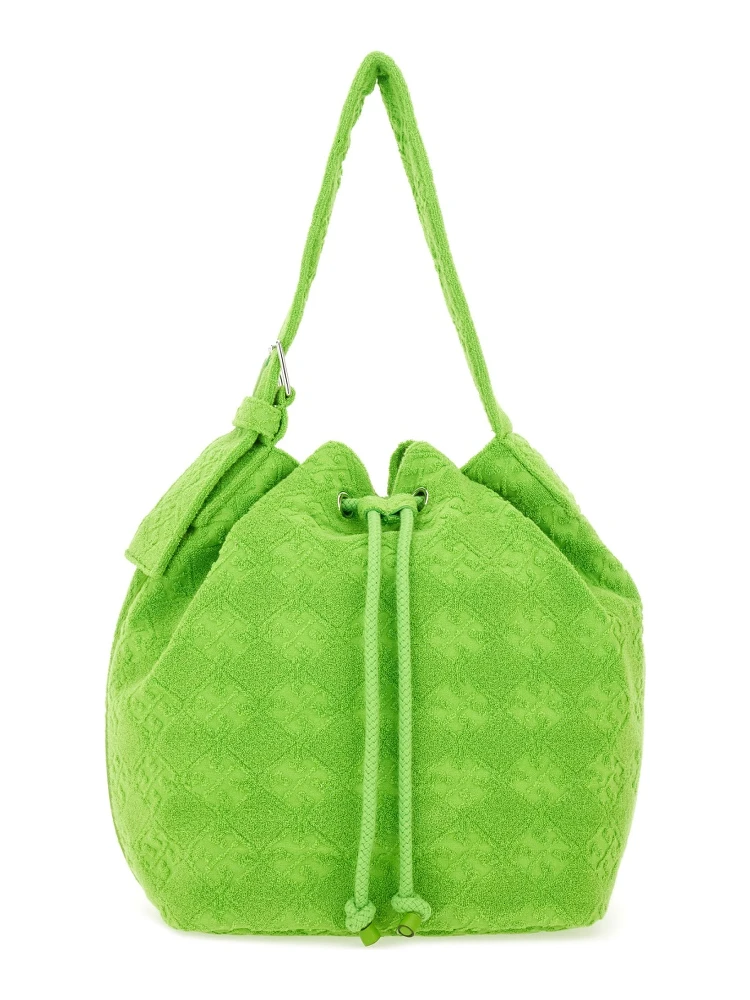 OVERSIZED "T MONOGRAM" BUCKET BAG
