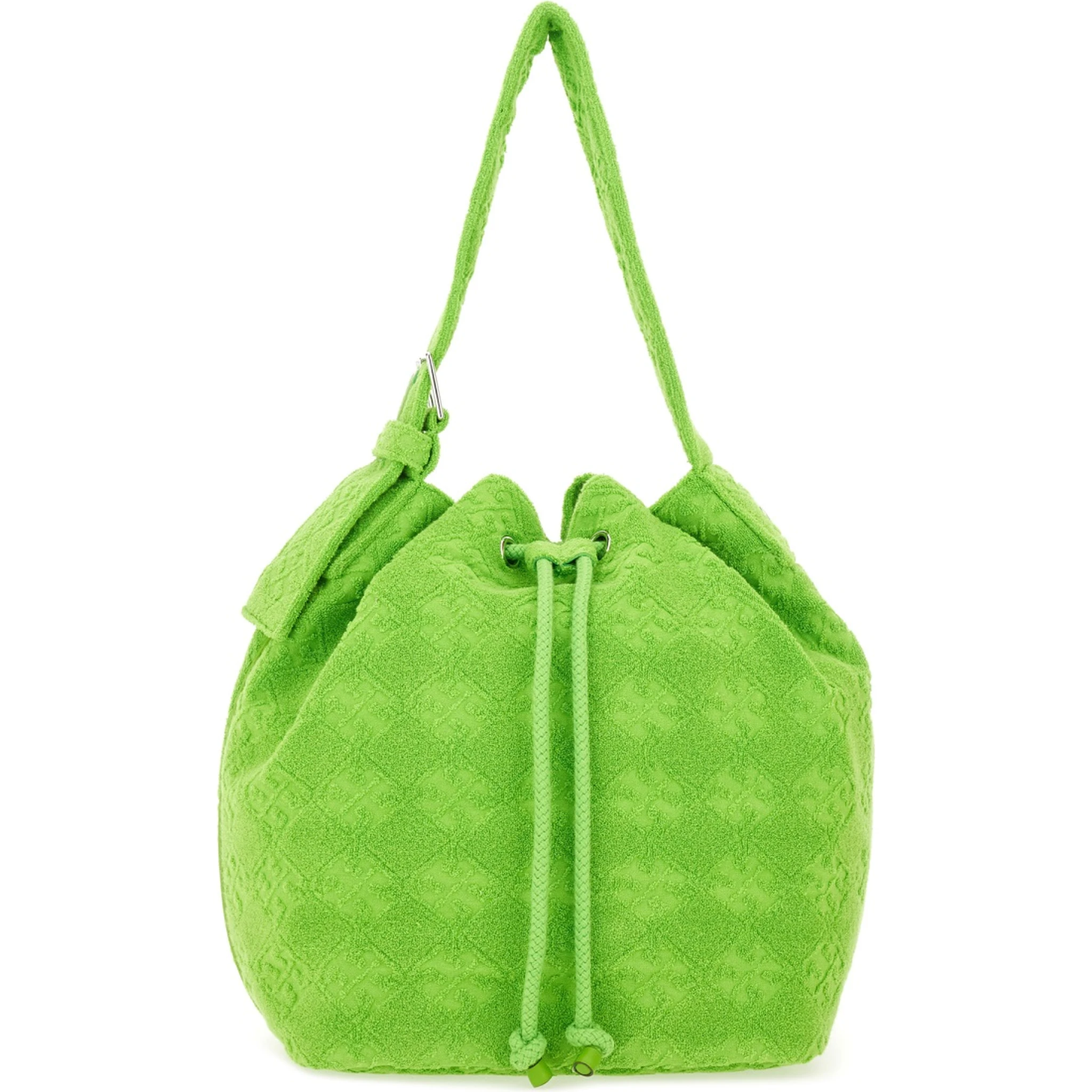 OVERSIZED "T MONOGRAM" BUCKET BAG