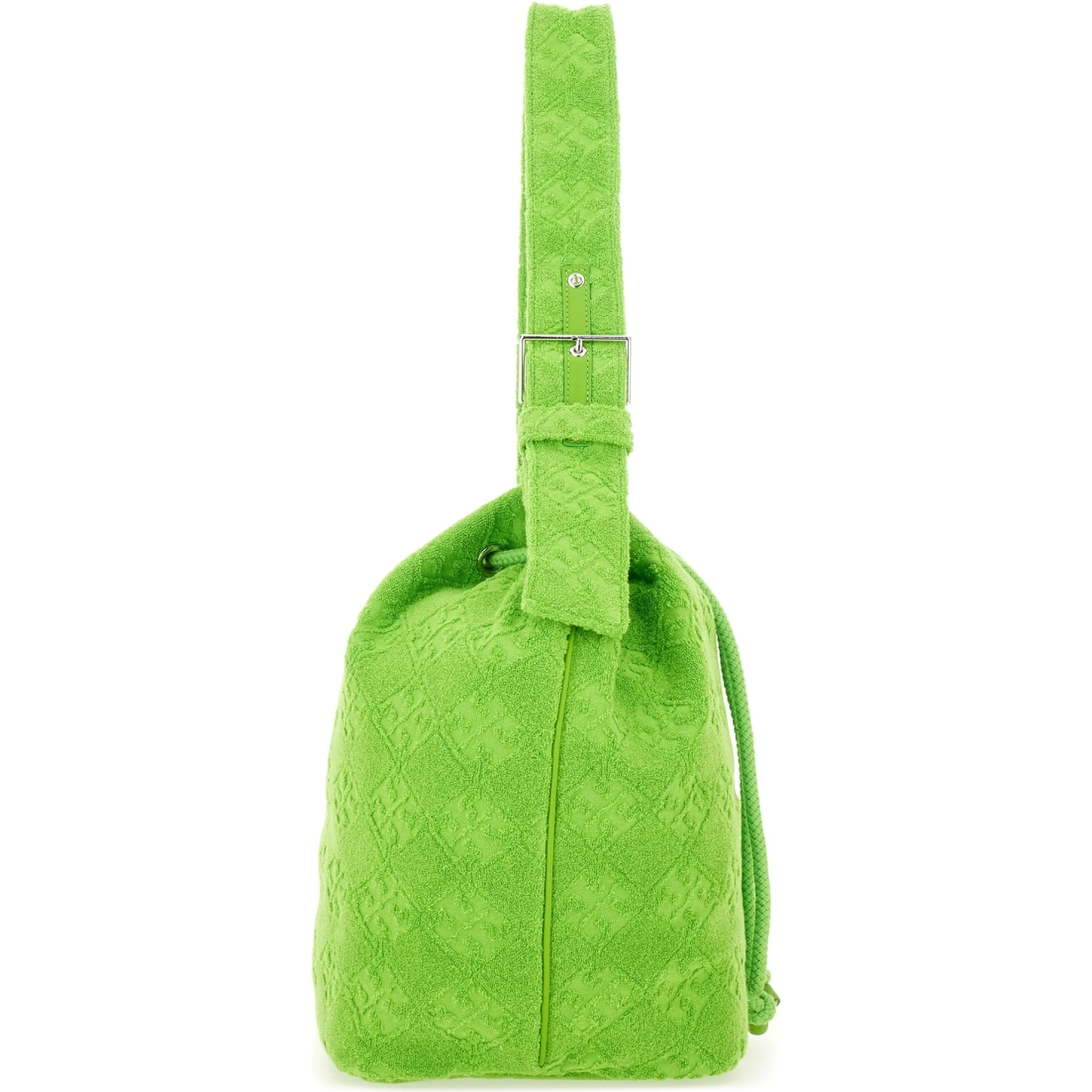 OVERSIZED "T MONOGRAM" BUCKET BAG