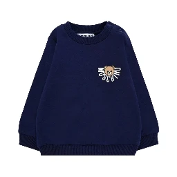 HOODLESS SWEATSHIRT WITH LOGO