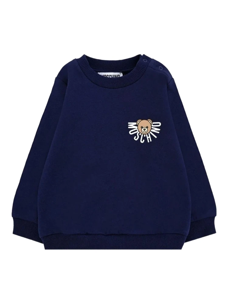 HOODLESS SWEATSHIRT WITH LOGO