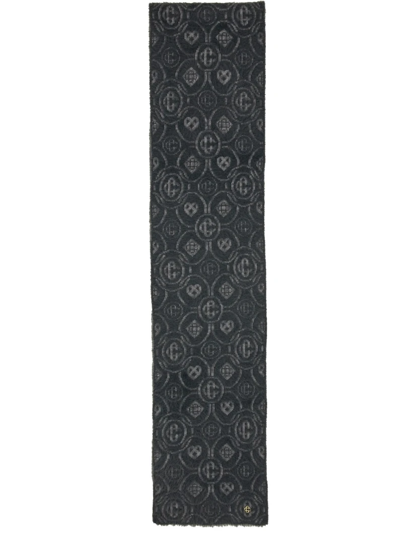MONOGRAM "FLUFFY" SCARF