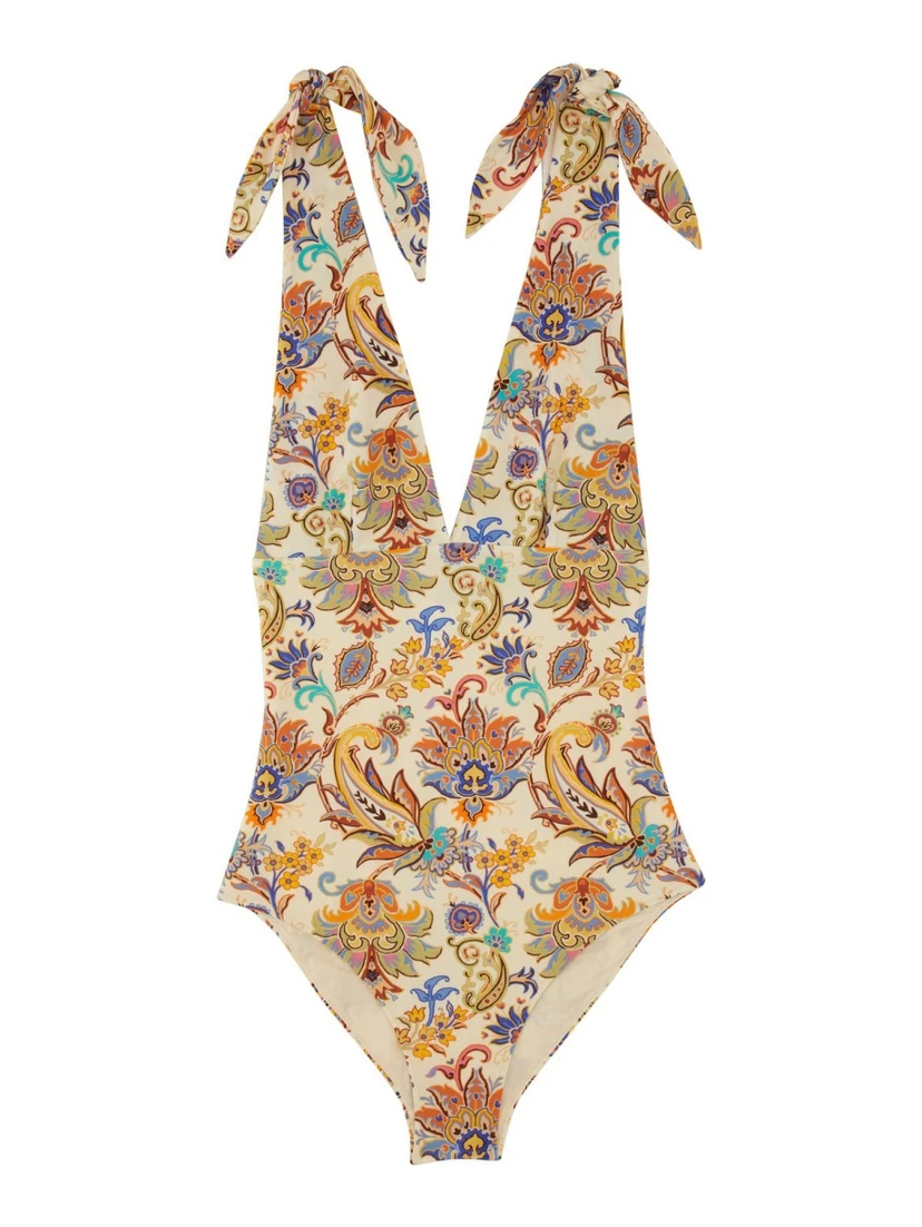 PRINTED ONE-PIECE SWIMSUIT