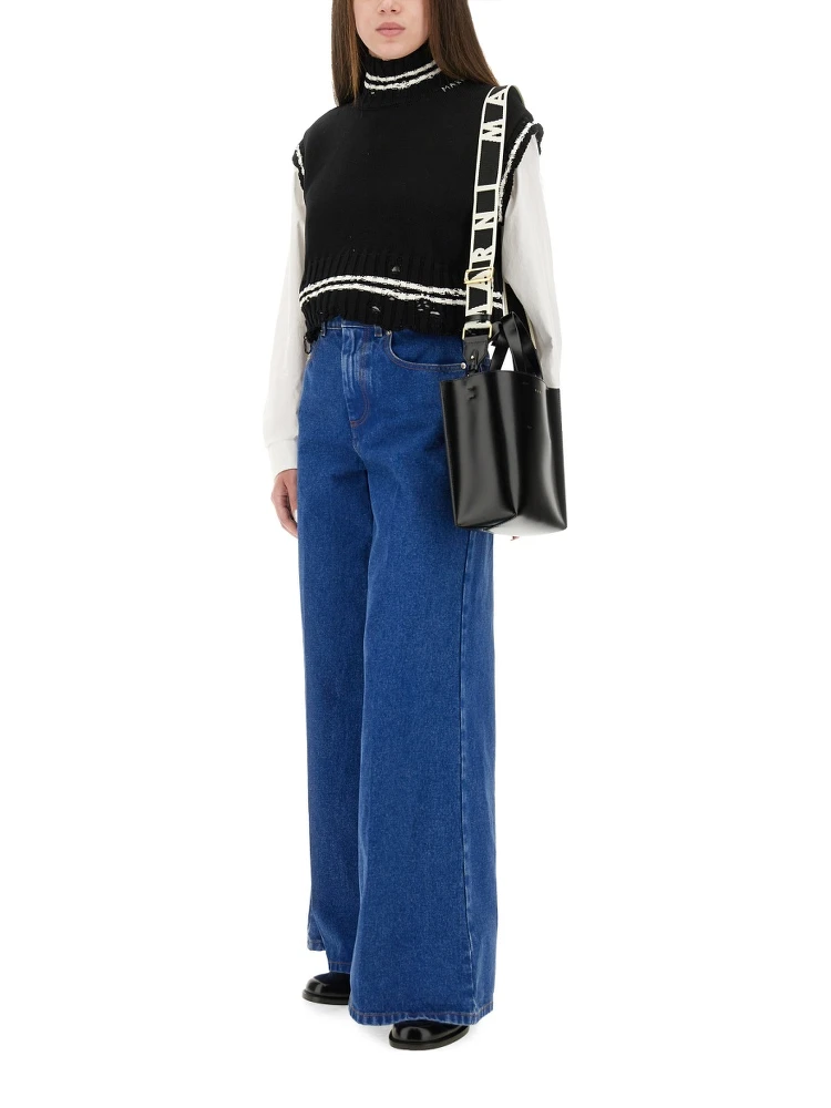 DENIM WIDE LEG JEANS alternative