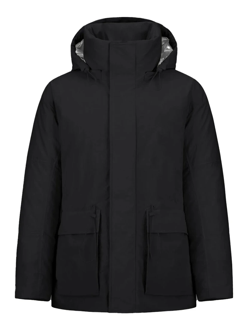 "CRINKLE METALLIC" PARKA