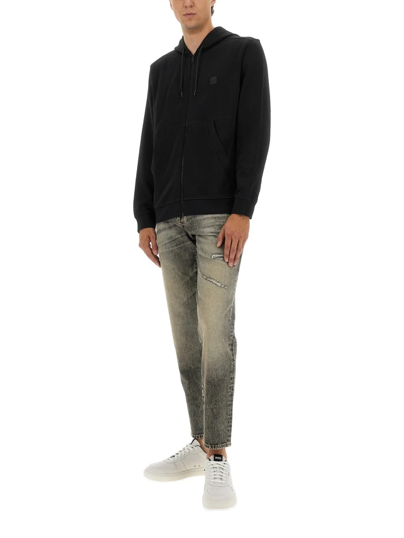 COTTON SWEATSHIRT WITH LOGO