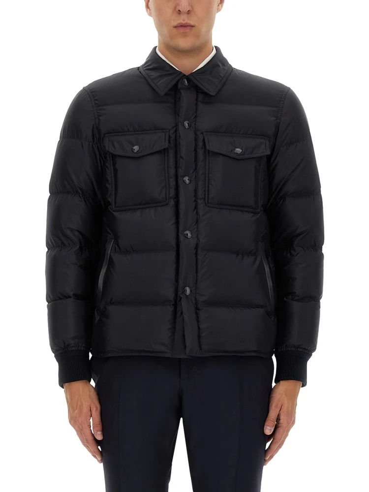 "TECHNO SATIN" PADDED JACKET