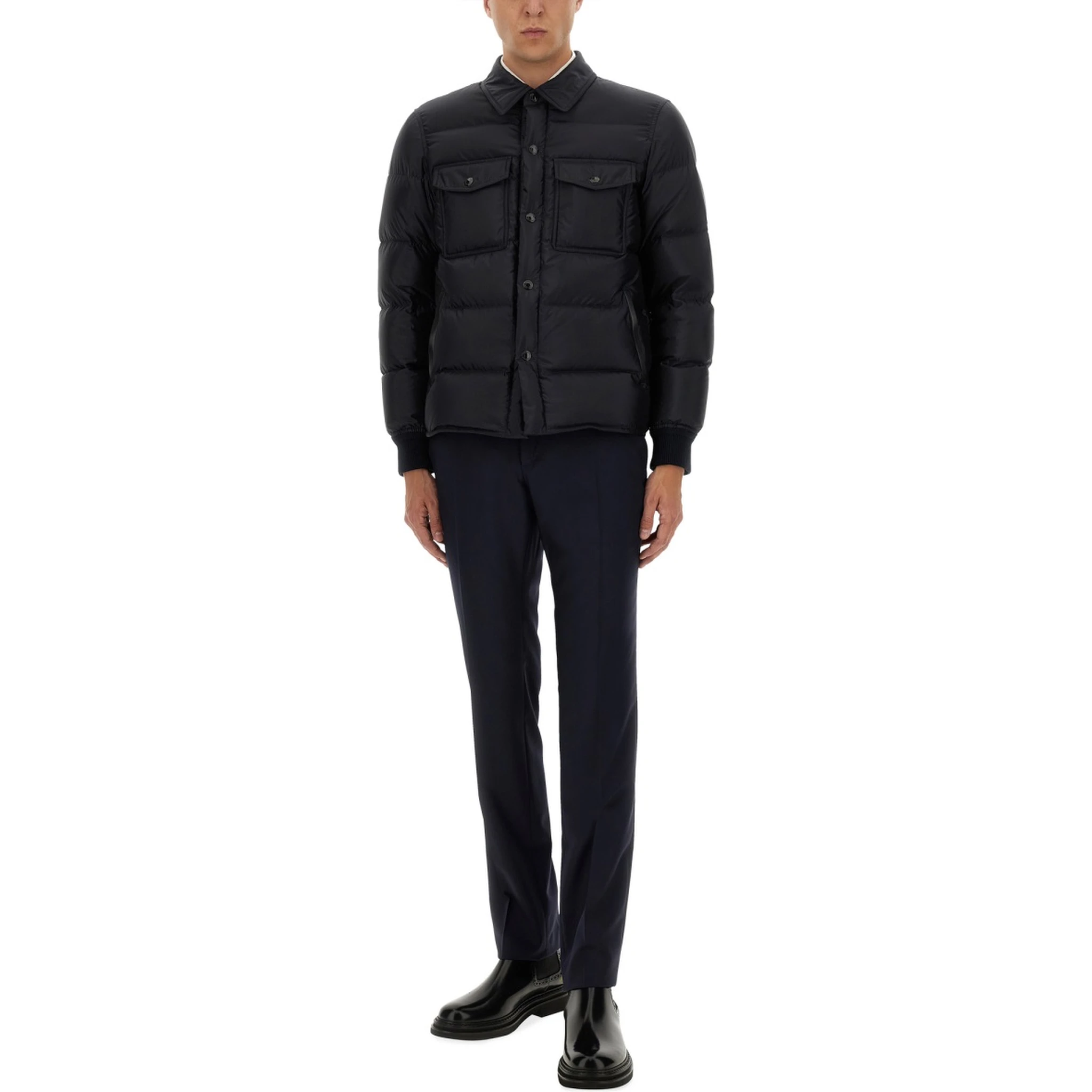 "TECHNO SATIN" PADDED JACKET