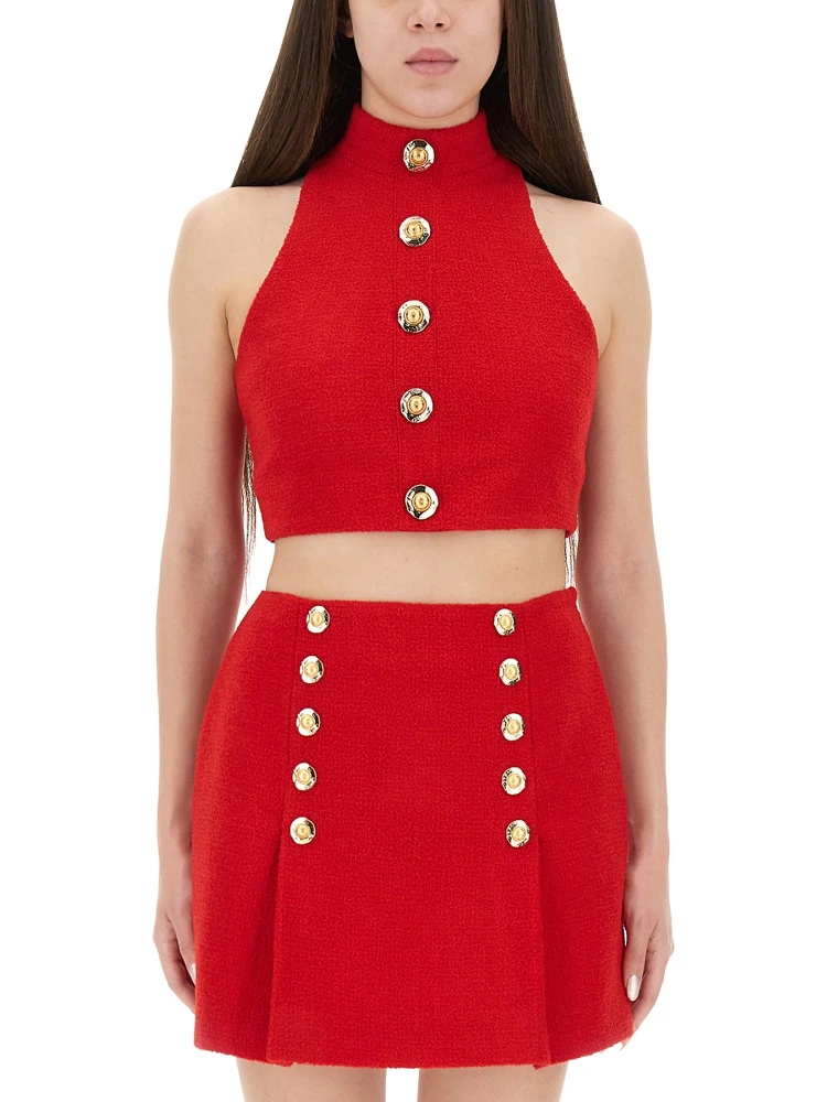 WOOL CROP TOP