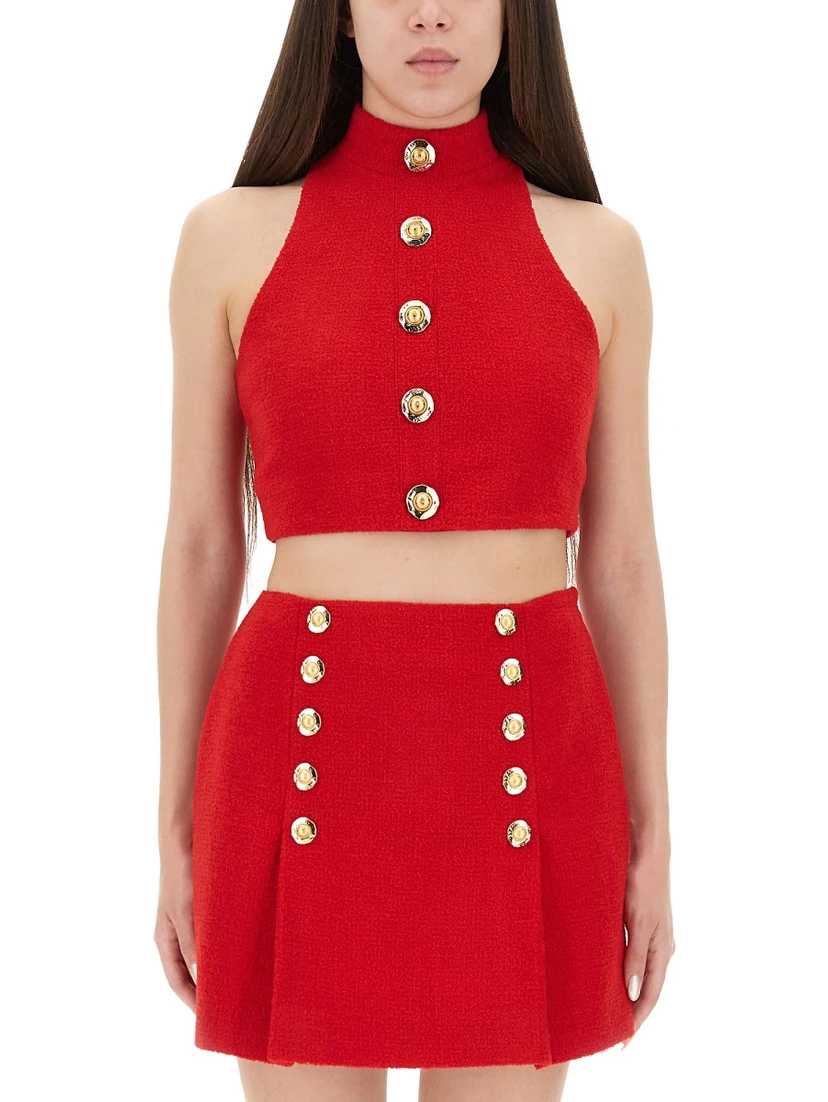 WOOL CROP TOP