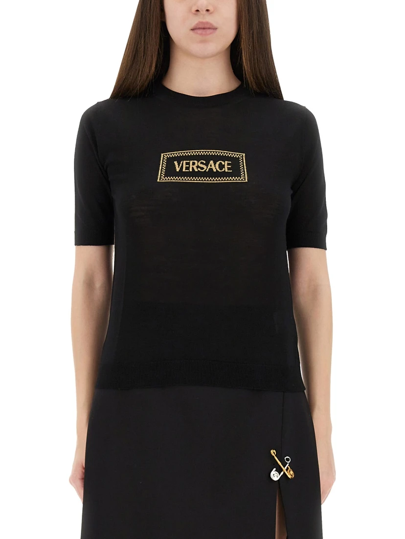 LOGO KNIT T-SHIRT