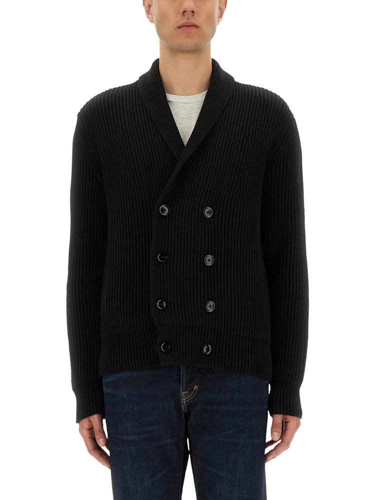 DOUBLE-BREASTED CARDIGAN