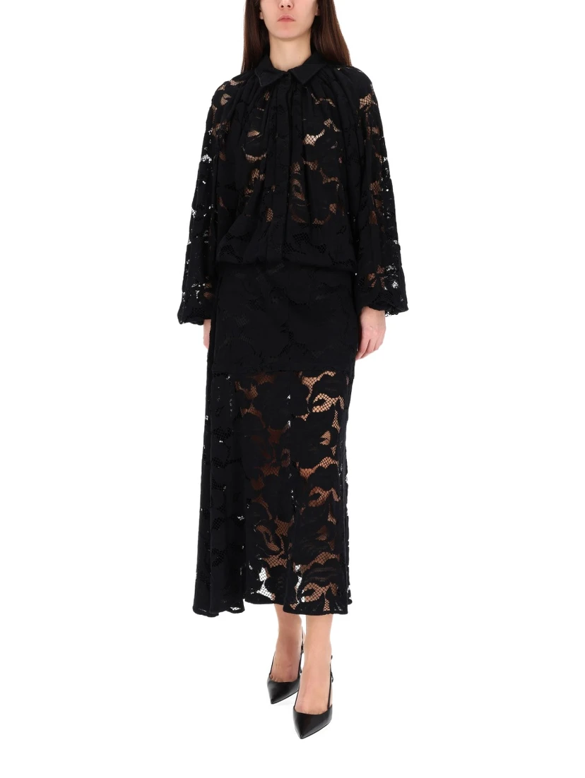 LACE MIDI SKIRT