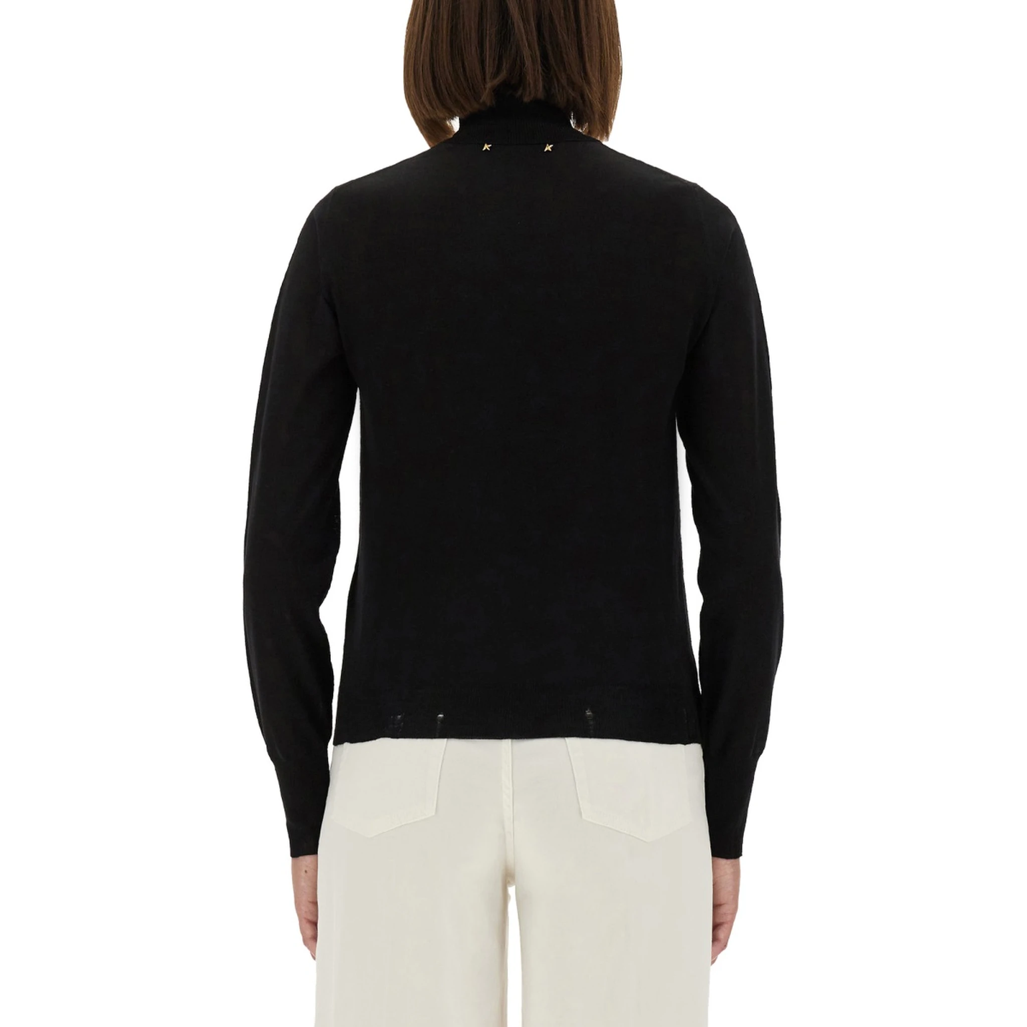 WORN EFFECT WOOL SWEATER