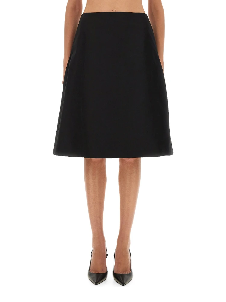 FLARED MIDI SKIRT