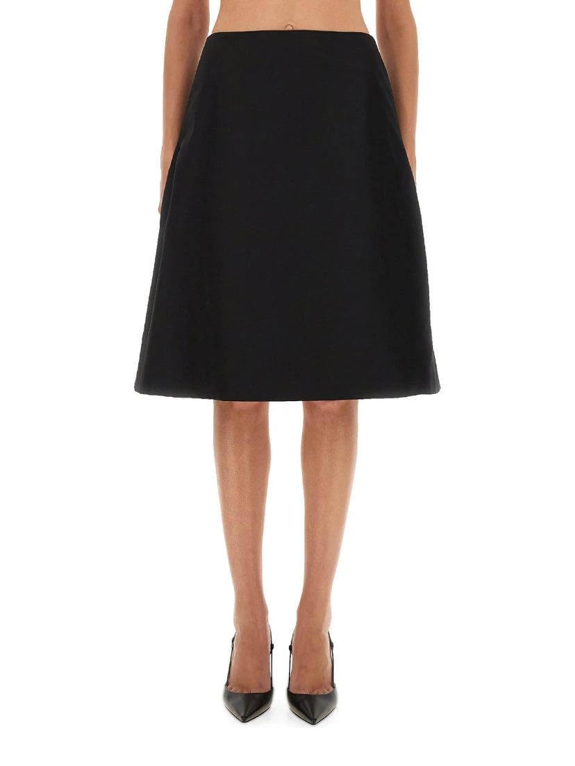 FLARED MIDI SKIRT