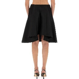 FLARED MIDI SKIRT
