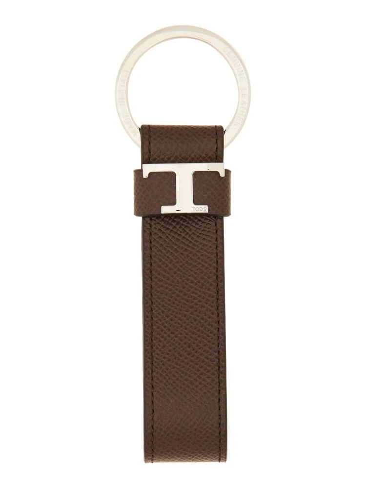 "T TIMELESS" LOGO KEYCHAIN
