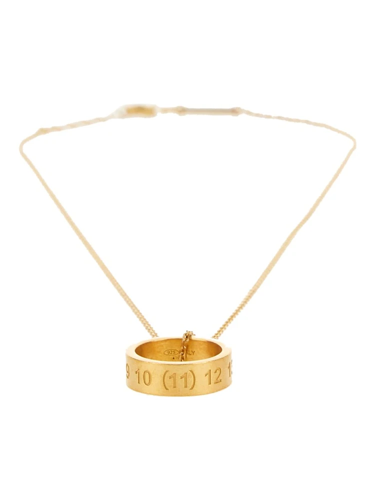 COLLANA CON ANELLO NUMERICO