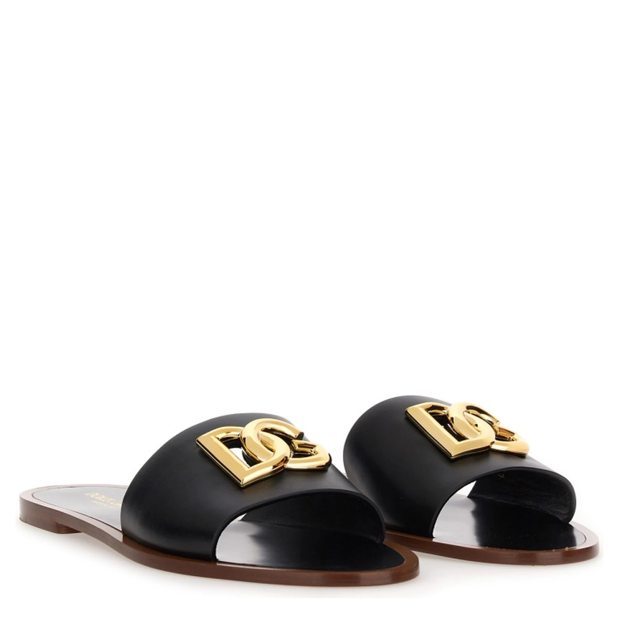 LEATHER SLIDE SANDAL