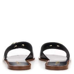 LEATHER SLIDE SANDAL