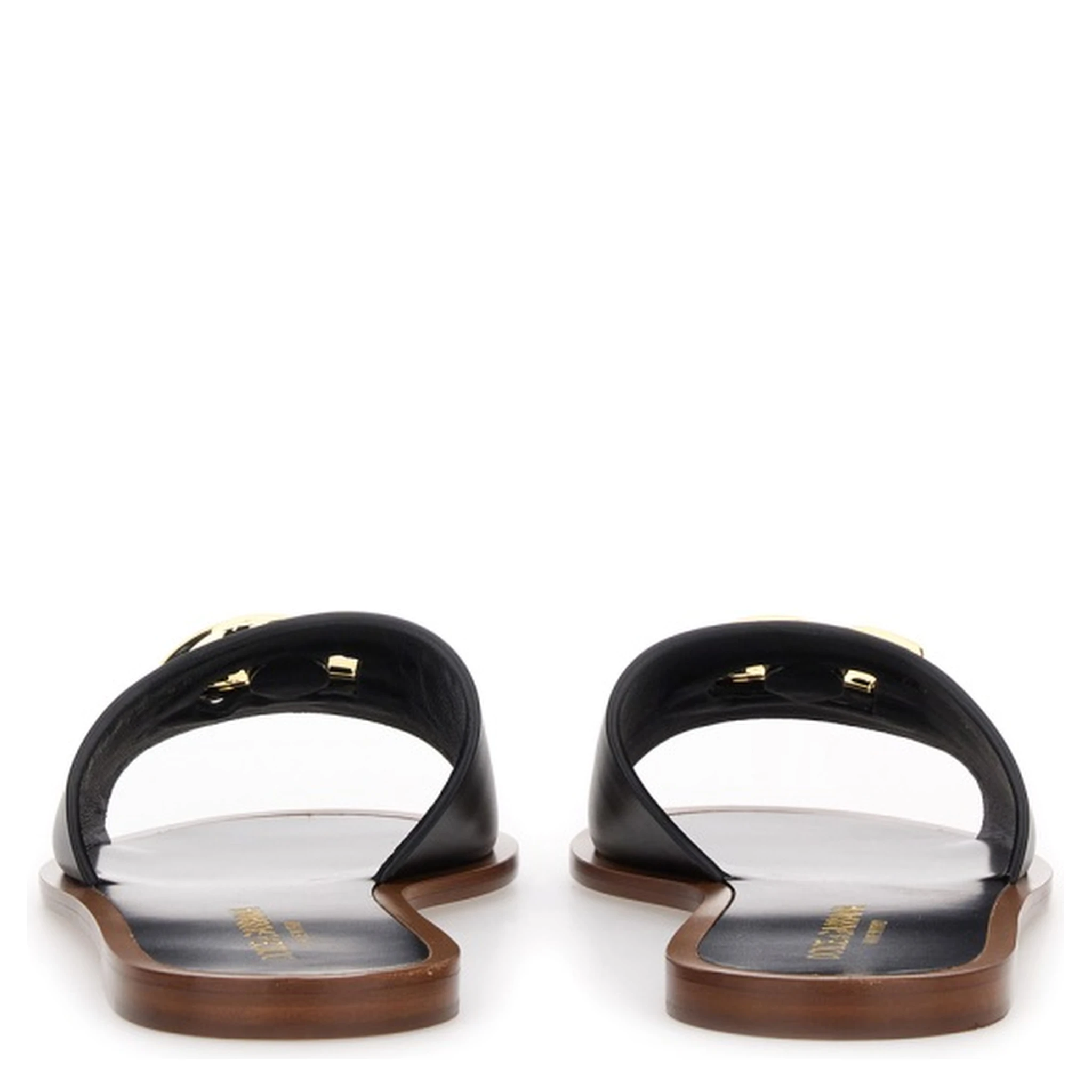 LEATHER SLIDE SANDAL