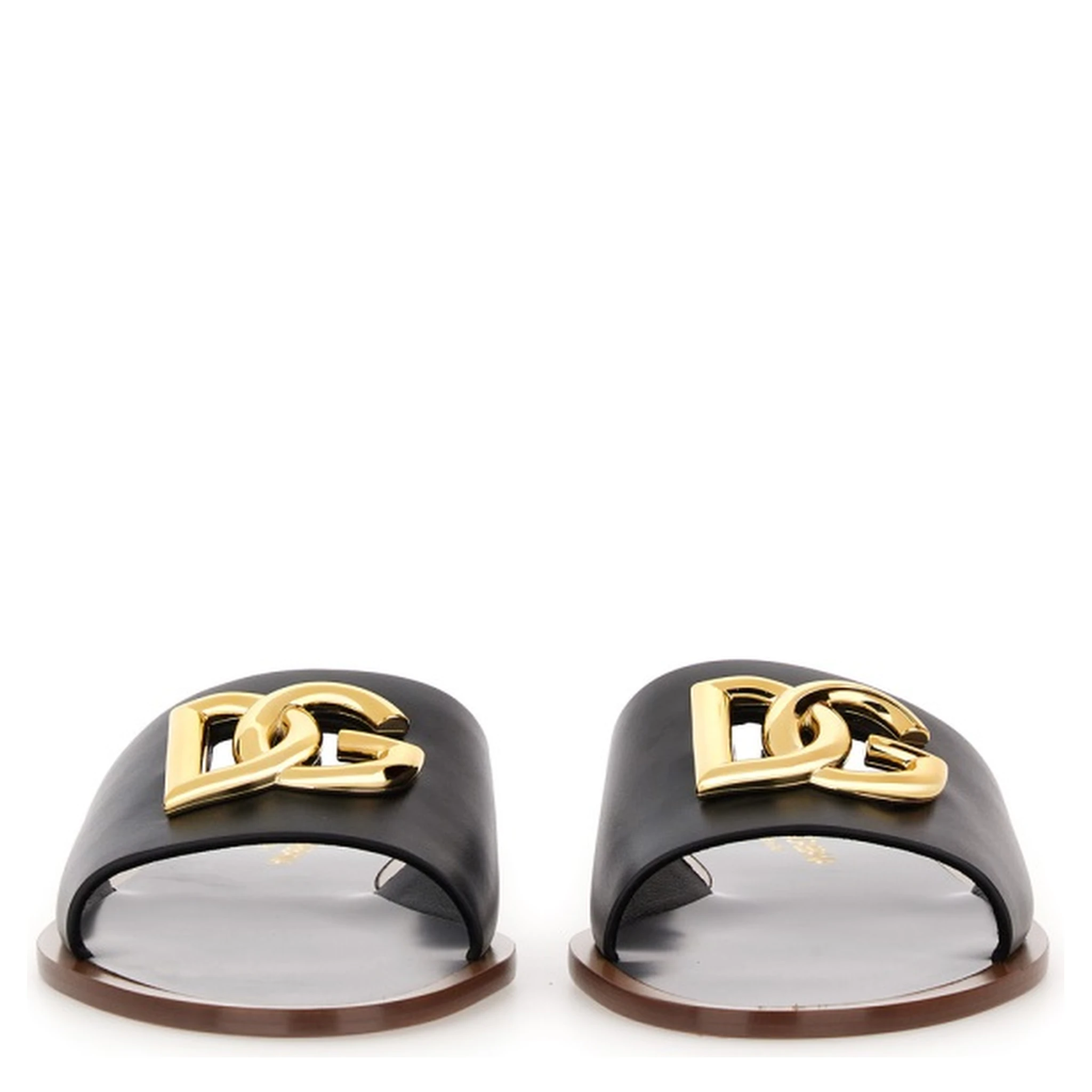 LEATHER SLIDE SANDAL
