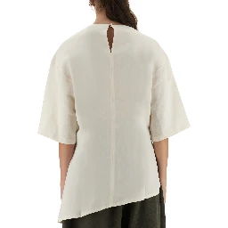 ASYMMETRICAL "VICHY" T-SHIRT