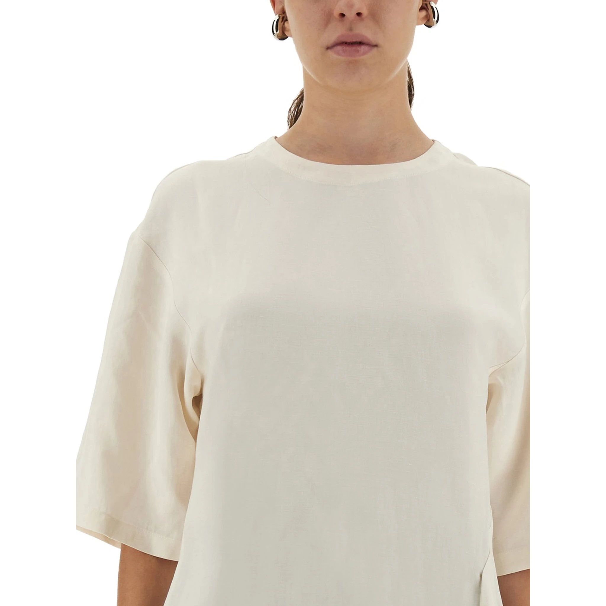 ASYMMETRICAL "VICHY" T-SHIRT