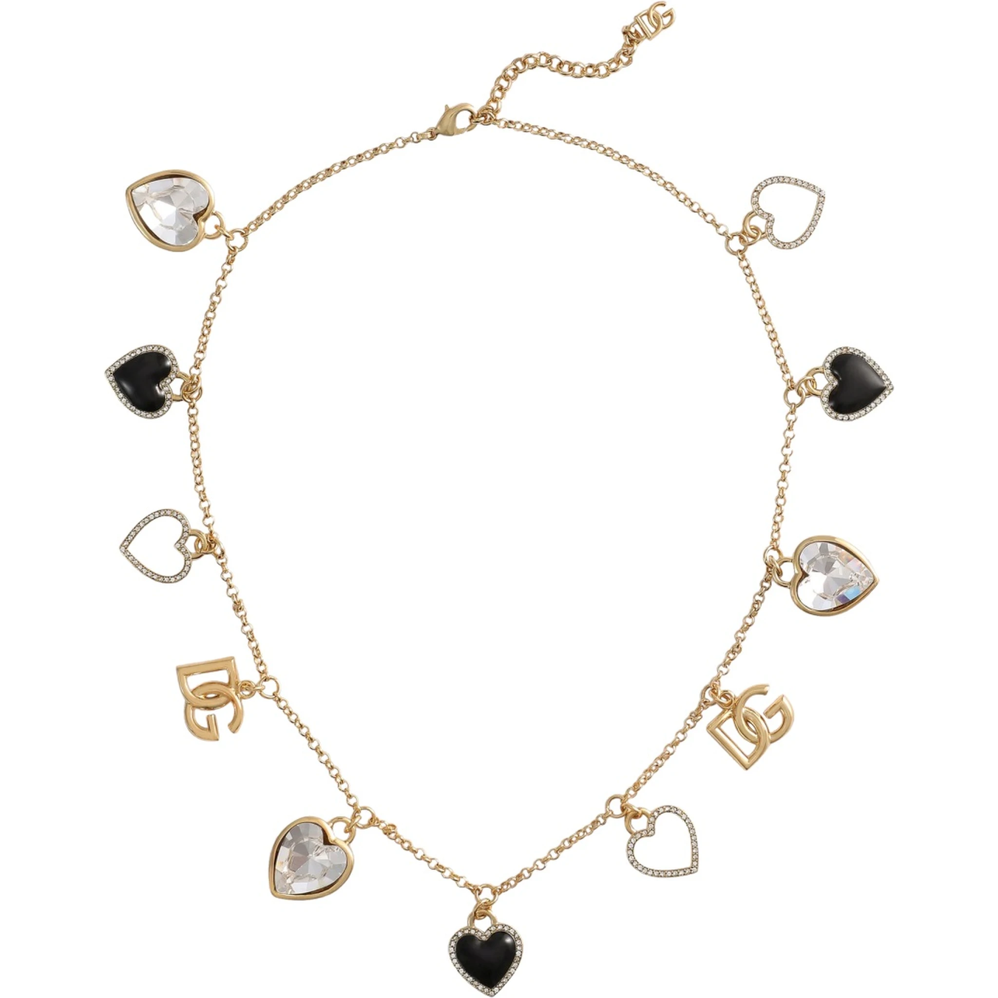 "ITALIAN TAILORING" NECKLACE WITH HEARTS