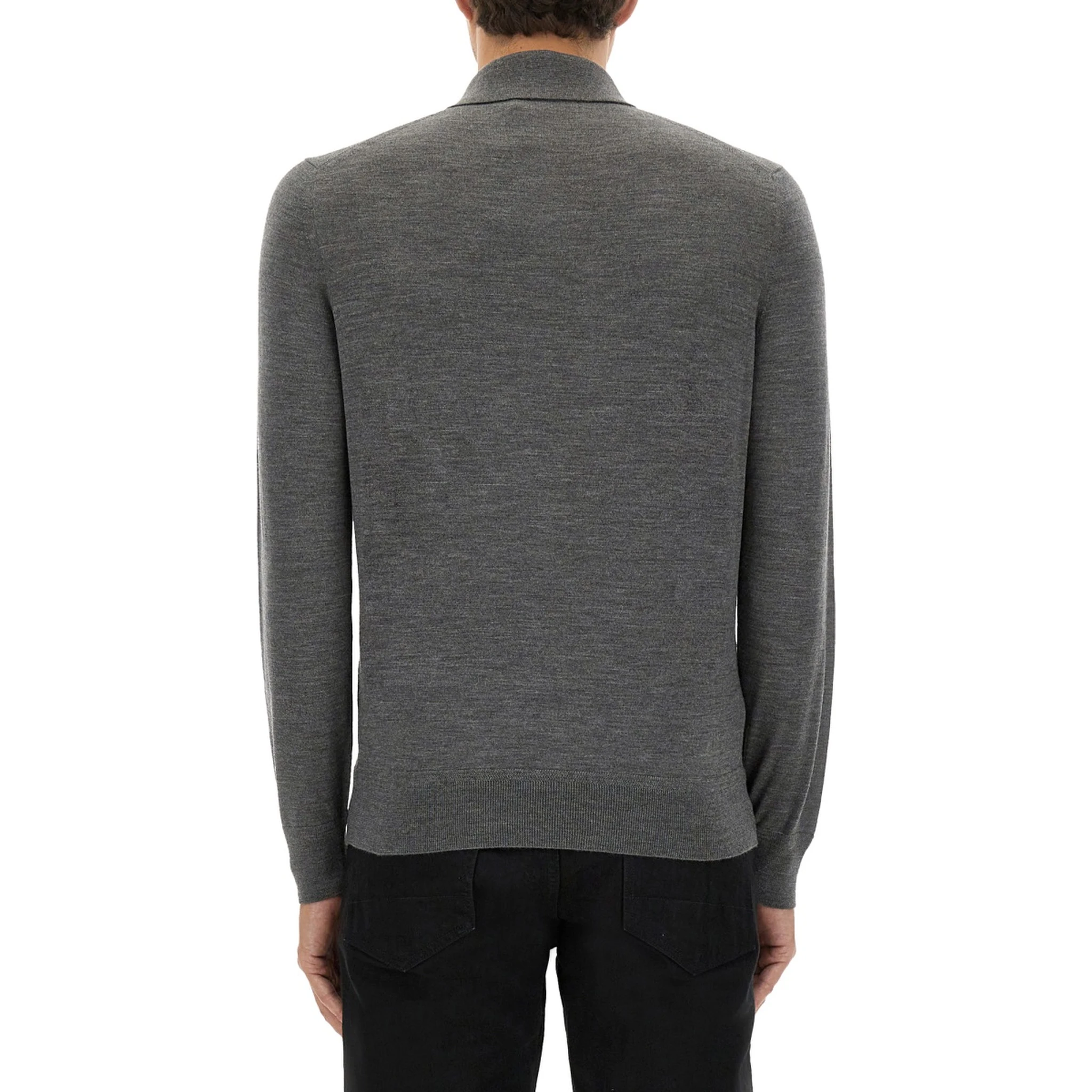 FINE MERINO VIRGIN WOOL POLO SHIRT