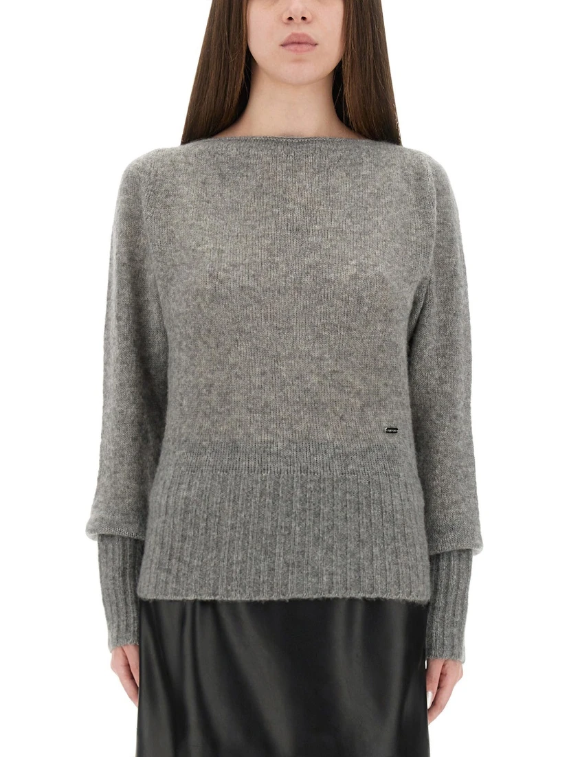 BOAT-NECK SWEATER
