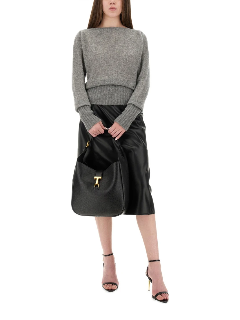 BOAT-NECK SWEATER