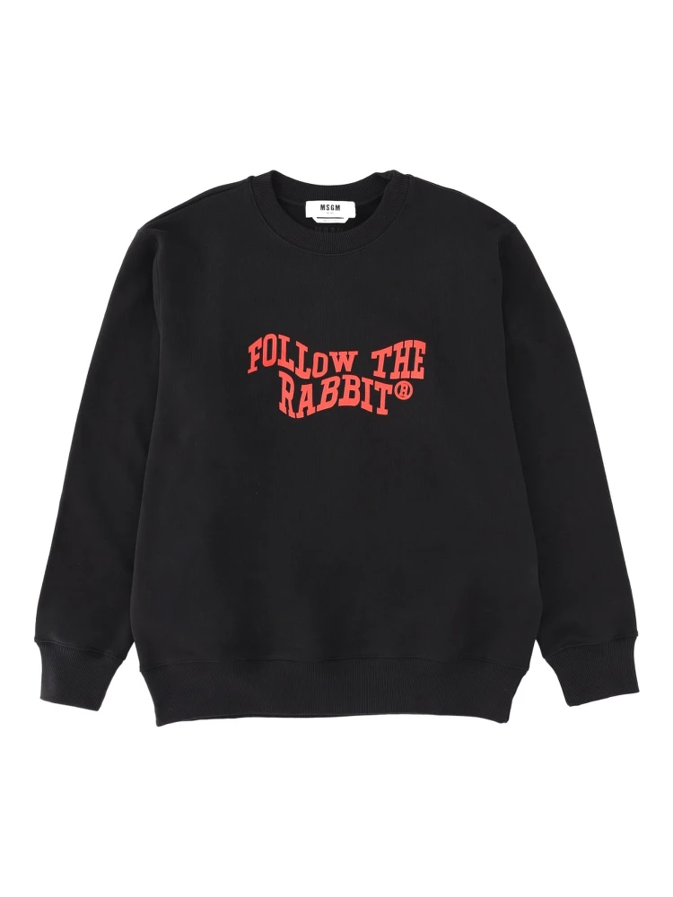 "FOLLOW THE RABBIT" SWEATSHIRT