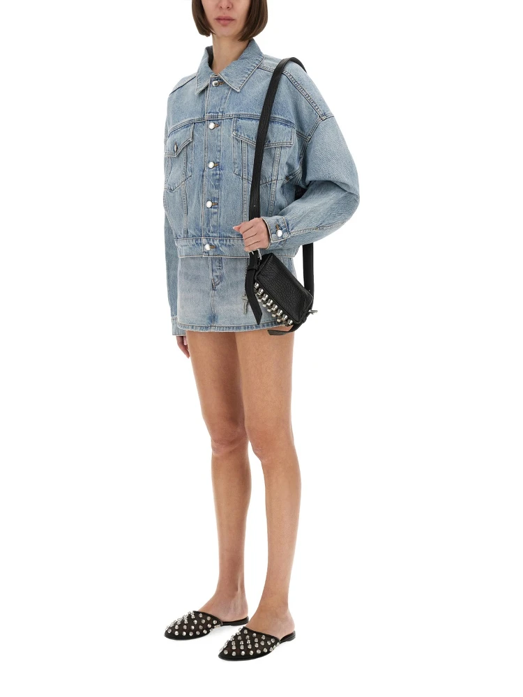 DENIM CLIP-ON TRUCKER JACKET alternative