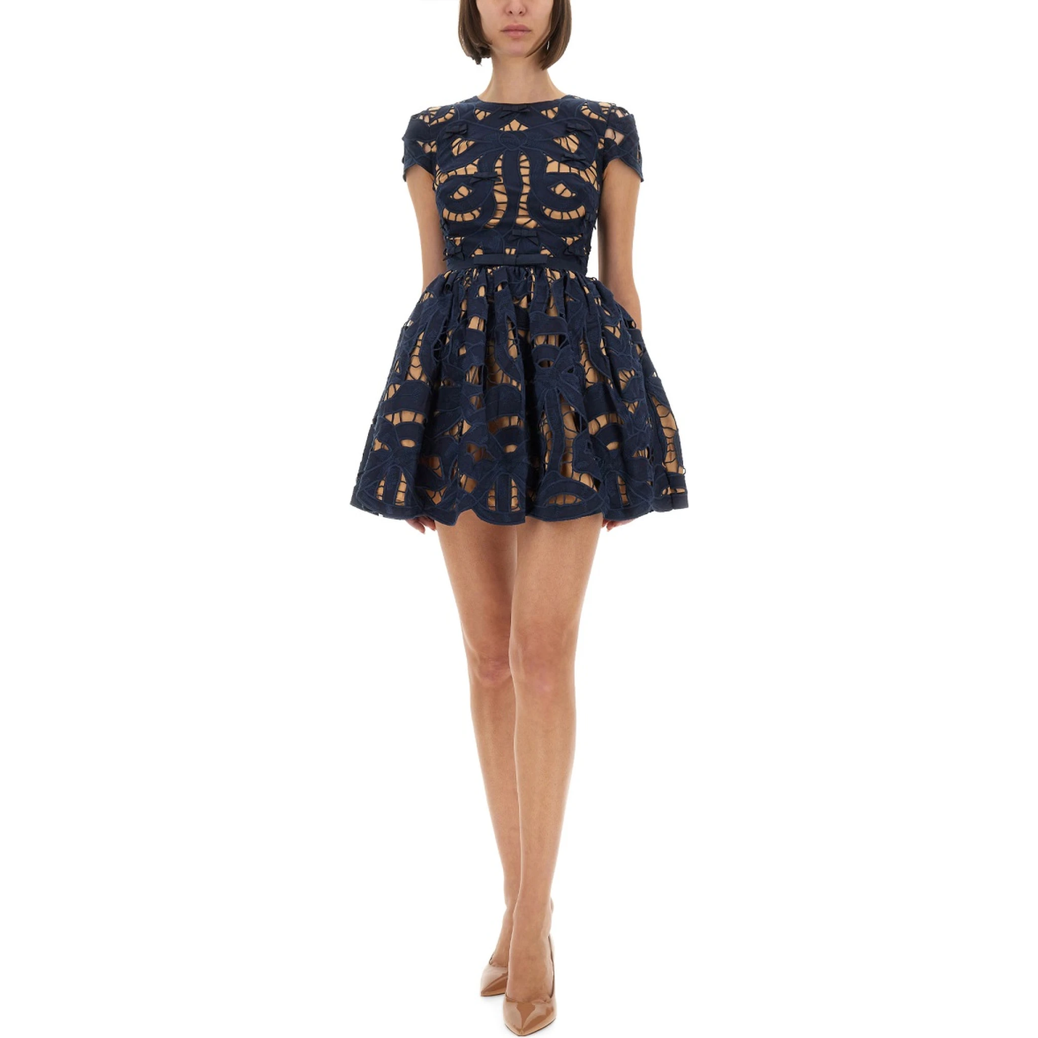 MINI DRESS WITH BOW