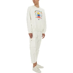 SWEATSHIRT WITH "HOME WAY MOUNTAIN" EMBROIDERY