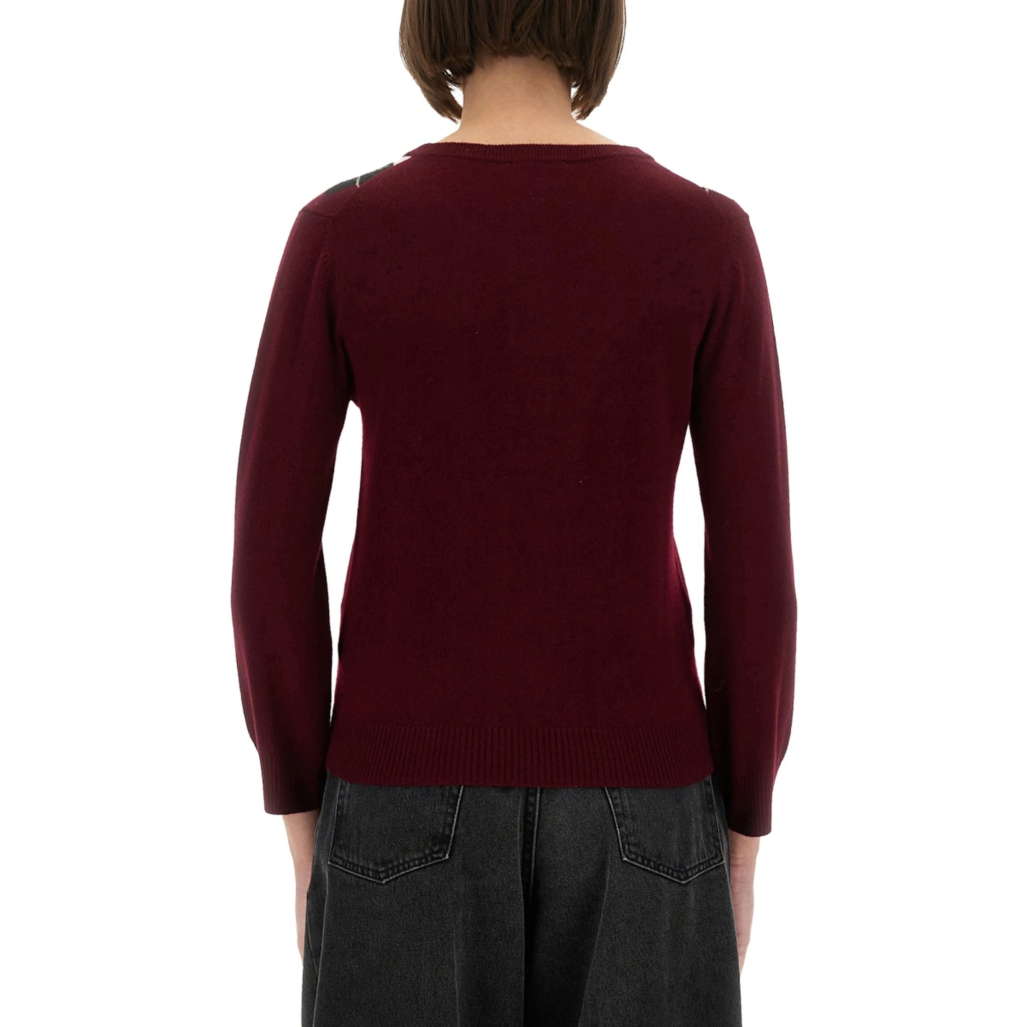 JACQUARD CASHMERE CARDIGAN