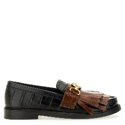 MOCCASIN WITH BANGS AND COIN
