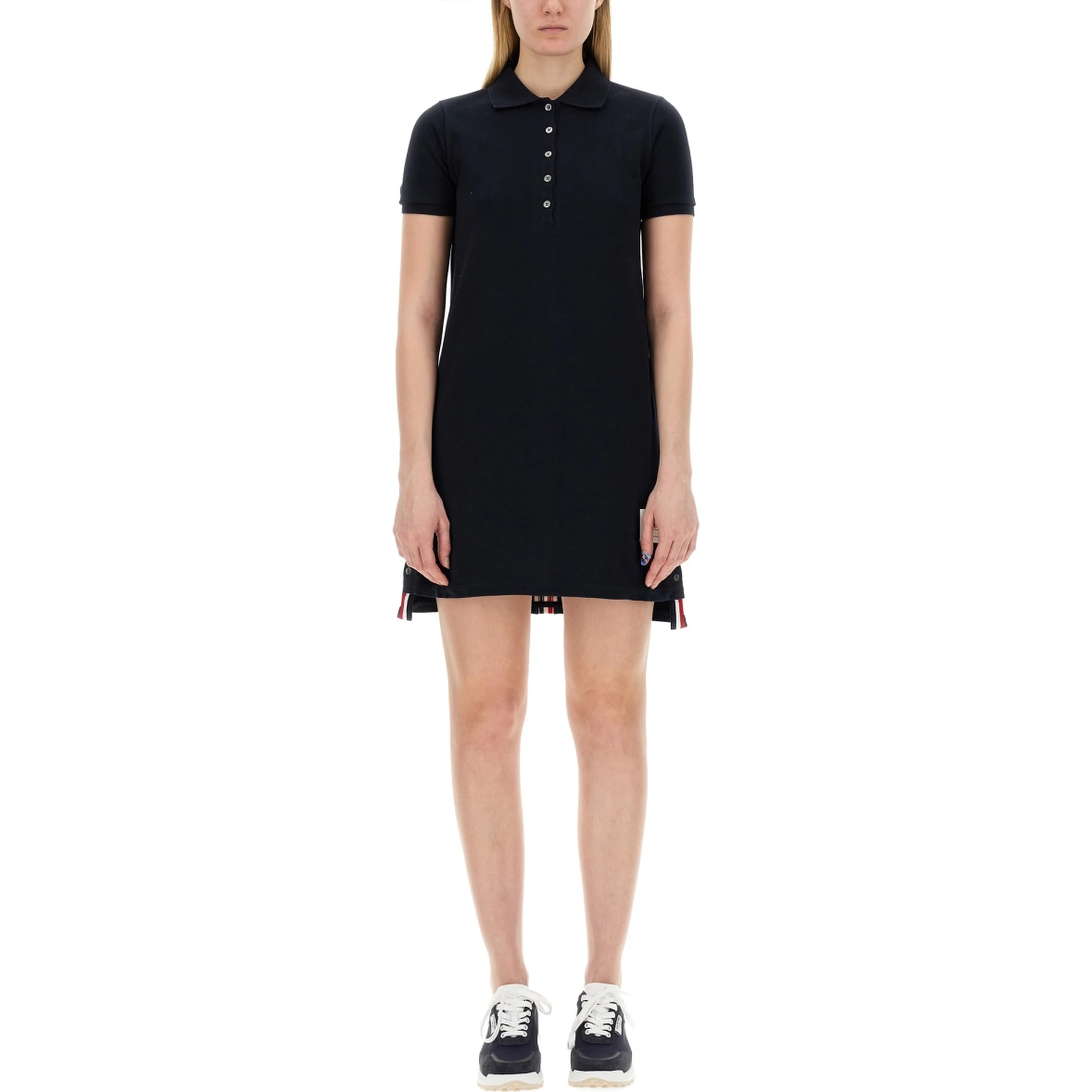 COTTON PIQUE POLO SHIRT DRESS