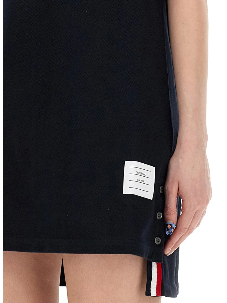 COTTON PIQUE POLO SHIRT DRESS alternative