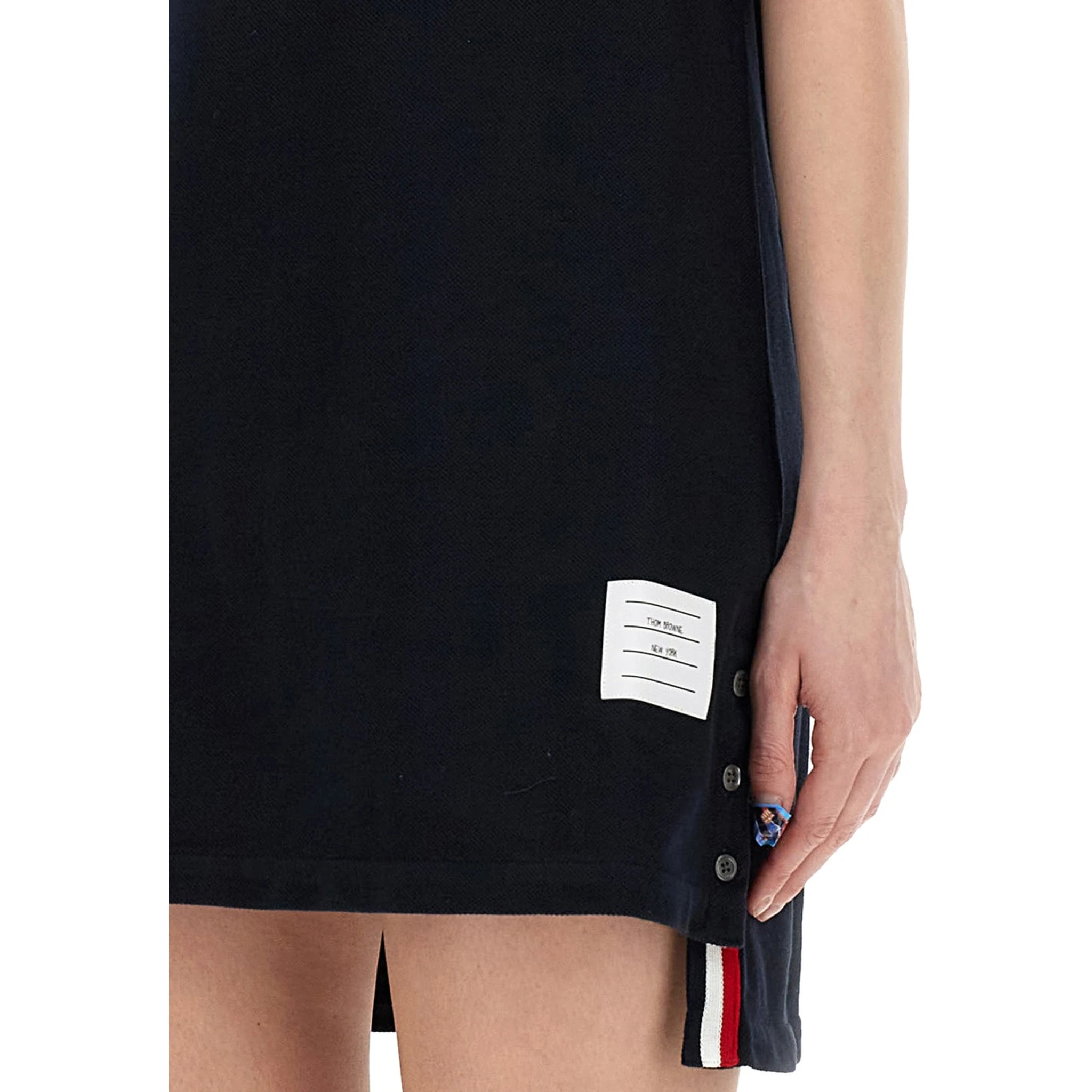 COTTON PIQUE POLO SHIRT DRESS